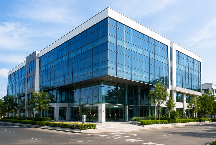 Commercial office spaces and business properties