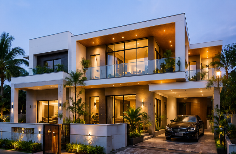 Luxury villa project by Sree Boomi Enterprises