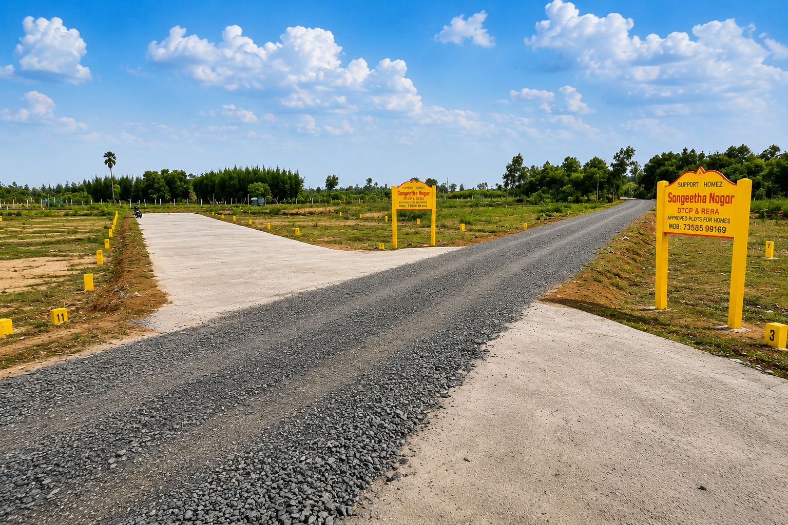 Sangeetha Nagar DTCP approved Investment plots in Walajabad